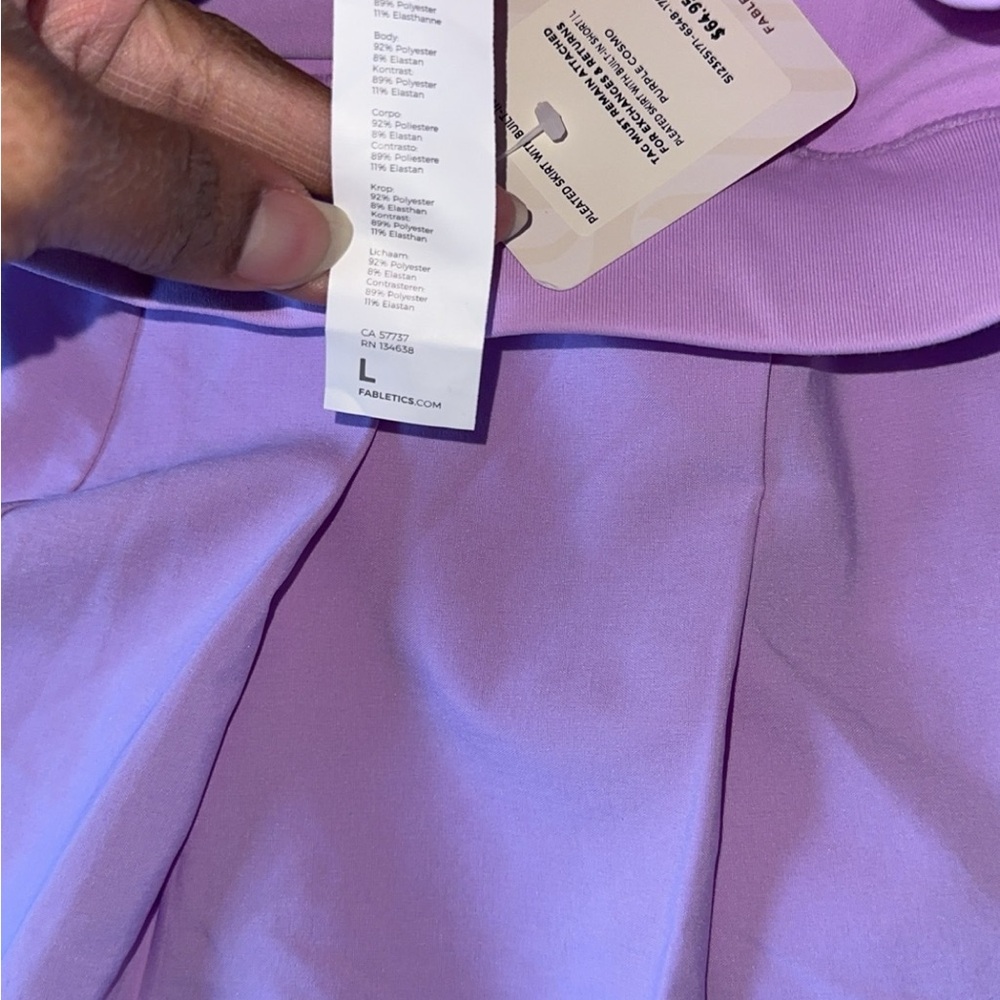 Fabletics Lilac Two-Piece Set - Picture 2 of 2